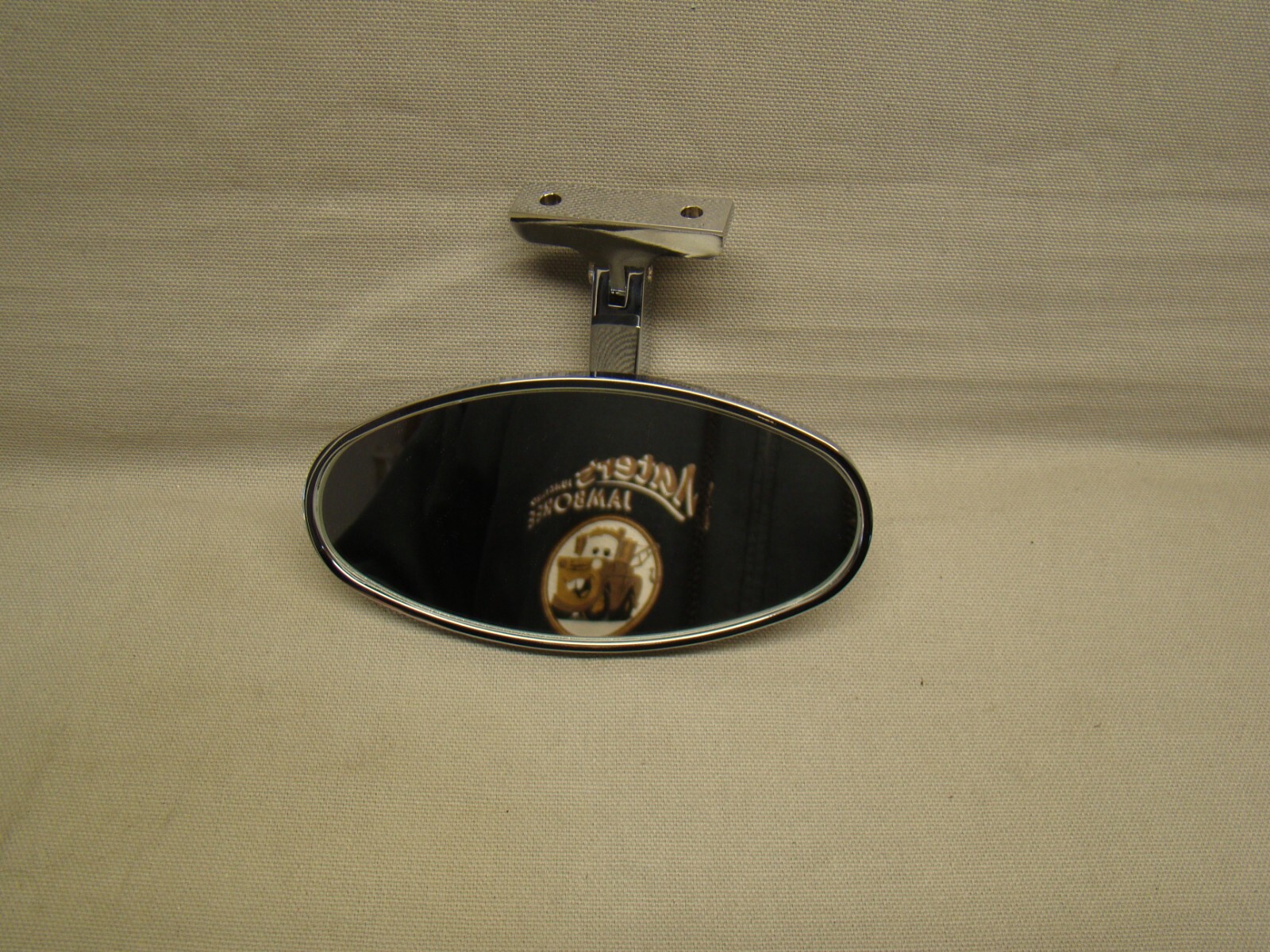 oval rearview mirror chrome aluminum rear view mirror hot rod mirror