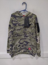 NWT Boy's Under Armour Project Rock Veterans Day Hoodie Size Y Small 70 D316
