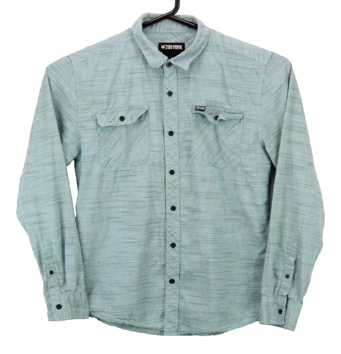 Camisas informales para hombre Zoo York a rayas de algodón con botones