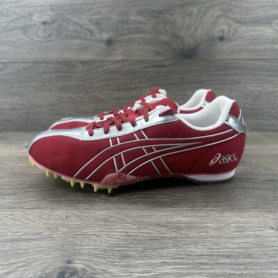 Asics Track Hyper Rocket Women's Spikes Size 10 Gray Red