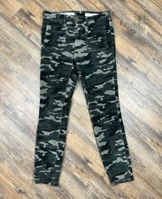 Pilcro And The Letterpress Anthropologie Camo Jeans Women's 26 High-Rise Skinny