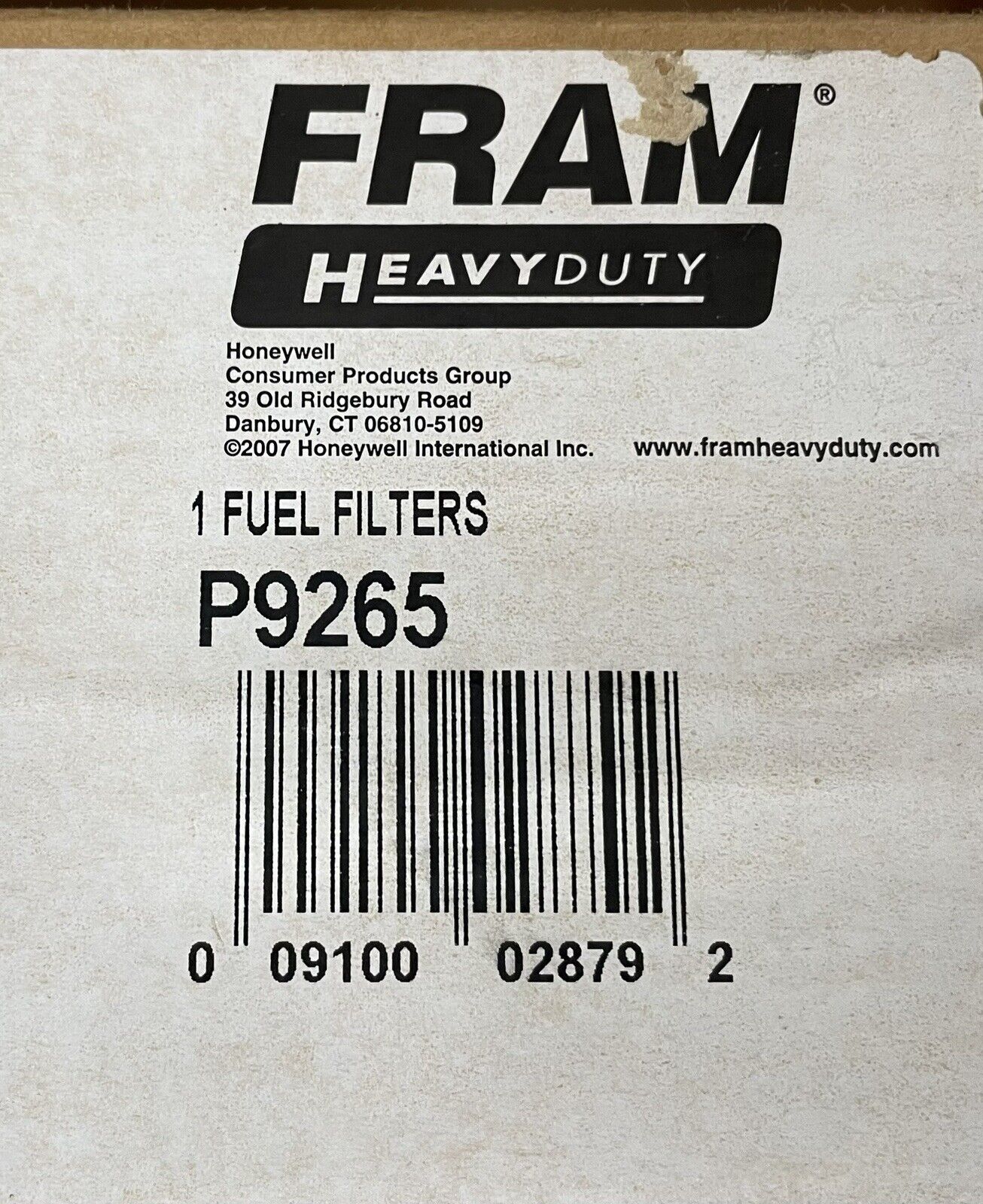 Fram Fuel Filter P9265