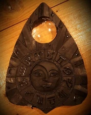 Custom Designed Ouija Planchette with Resin Eye FREE SHIPPING