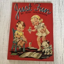 Vintage Just Fun by rose goldBerger Illustrated by Nell Stolp Smock Book 669