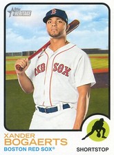 2022 Topps Heritage Oversized Base 1973 OB-XB Xander Bogaerts - Boston Red Sox