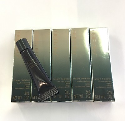 5 Shiseido Future Solution Total Revitalizing Creams (0.1 oz/3 ml each)