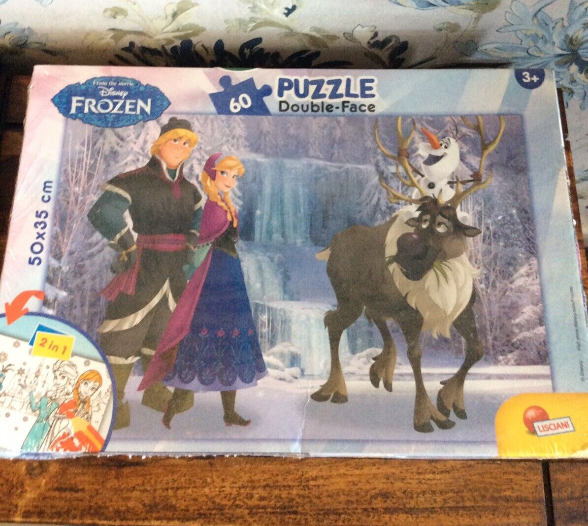 Frozen The Ice Land Double Faced 60 Piece Puzzle