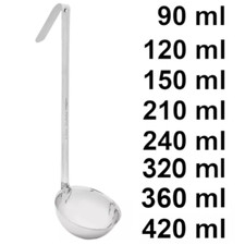 Tadar Schöpfkelle Edelstahl Suppenkelle Saucenlöffel Kelle Suppen Soßen Auswahl