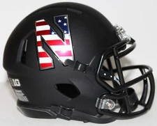 2023 Northwestern Wildcats Custom Riddell Mini Helmet vs Purdue