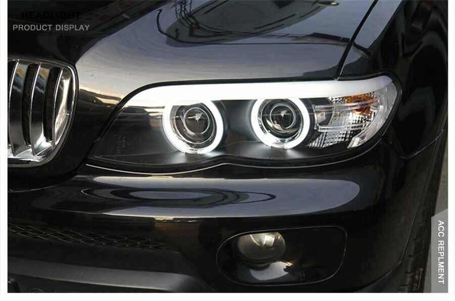 LEDヘッドライトX5 For BMW X5 E53 2004-2006 HID Headlight Assembly LED DRL