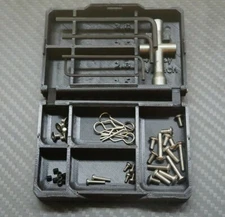 AJC Mods RC Parts Holder, Organizer - 3D Pocket Tool Survival Kit (Screws/Clips)