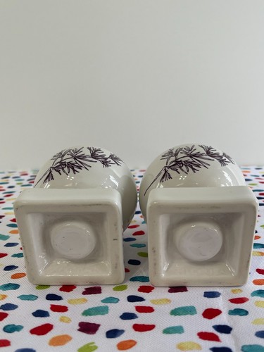 Fiestaware Sugar Plum Fairy Bulb Candle Holders Fiesta Purple Retired Set of 2 - Picture 7 of 8