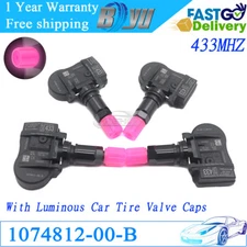 SET (4) NEW Tire Pressure Sensors For Tesla Model 3 S X 433MHz TPMS 1074812-00-B