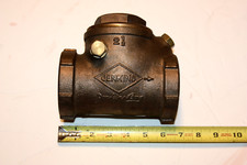 2-1/2" NPT 2.5 inch Jenkins Bronze Swing Check Valve Milwaukee Fnpt pipe new