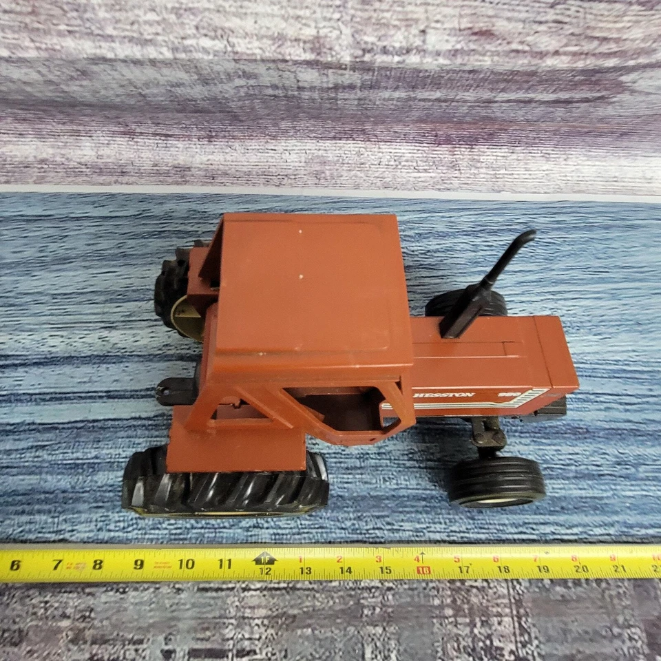 Hesston Fiat 980 литая рама пластиковая кабина масштаб 1/16 с передним трактором черный/brn - Изображение 2 из 4