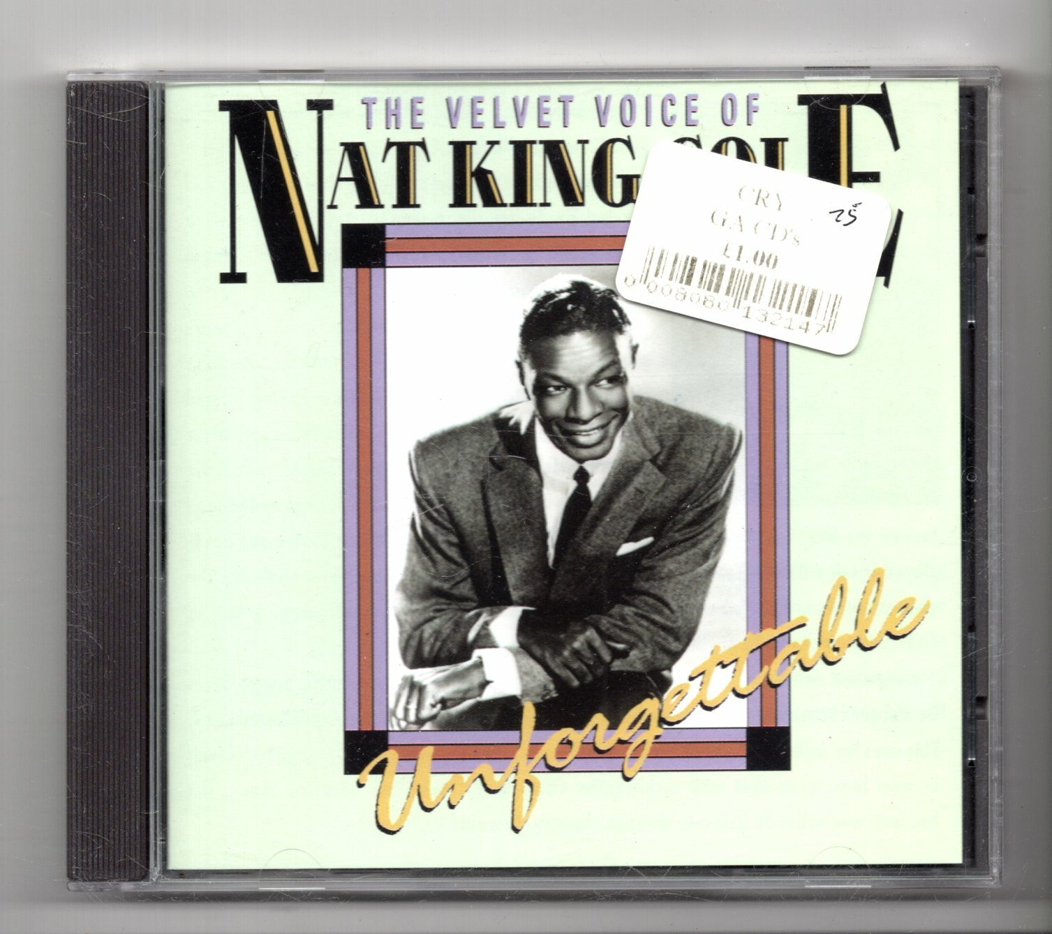 (JT531) Nat King Cole, Unforgettable - 1996 CD