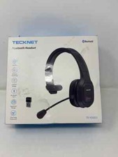 Tecknet Bluetooth Trucker Headset TK-HS001 Open Box