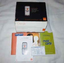 Boite + Notices - Téléphone mobile Alcatel One Touch 332 Gris