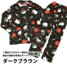 Hello Kitty Long Sleeve Pajamas Women's Winter Wear JP Size M～L Sanrio New