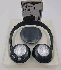 Unbranded Dual Frequency FM Wireless Headphones with FM Transmitter VG Condition