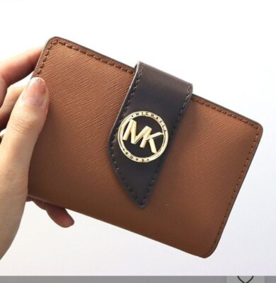 NEW! Michael Kors Greenwich MD TAB ZA Wallet, Leather, 32F1GGRE8L