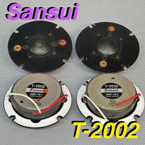 FOUR Set Of 4 Genuine Vintage Sansui T-2002 Tweeter for SP-1500 Speaker ๐ฏ๐ต