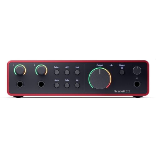 FOCUSRITE SCARLETT 2i2 (4th Gen) 2x2 USB Audio Recording Interface with Software - Picture 2 of 7
