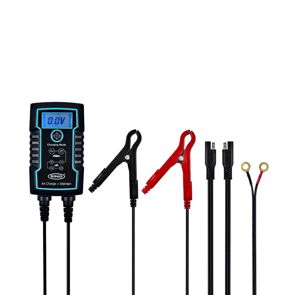 4A smart battery charger for GMC maintenance device with quick connection plug - Image 4 of 4