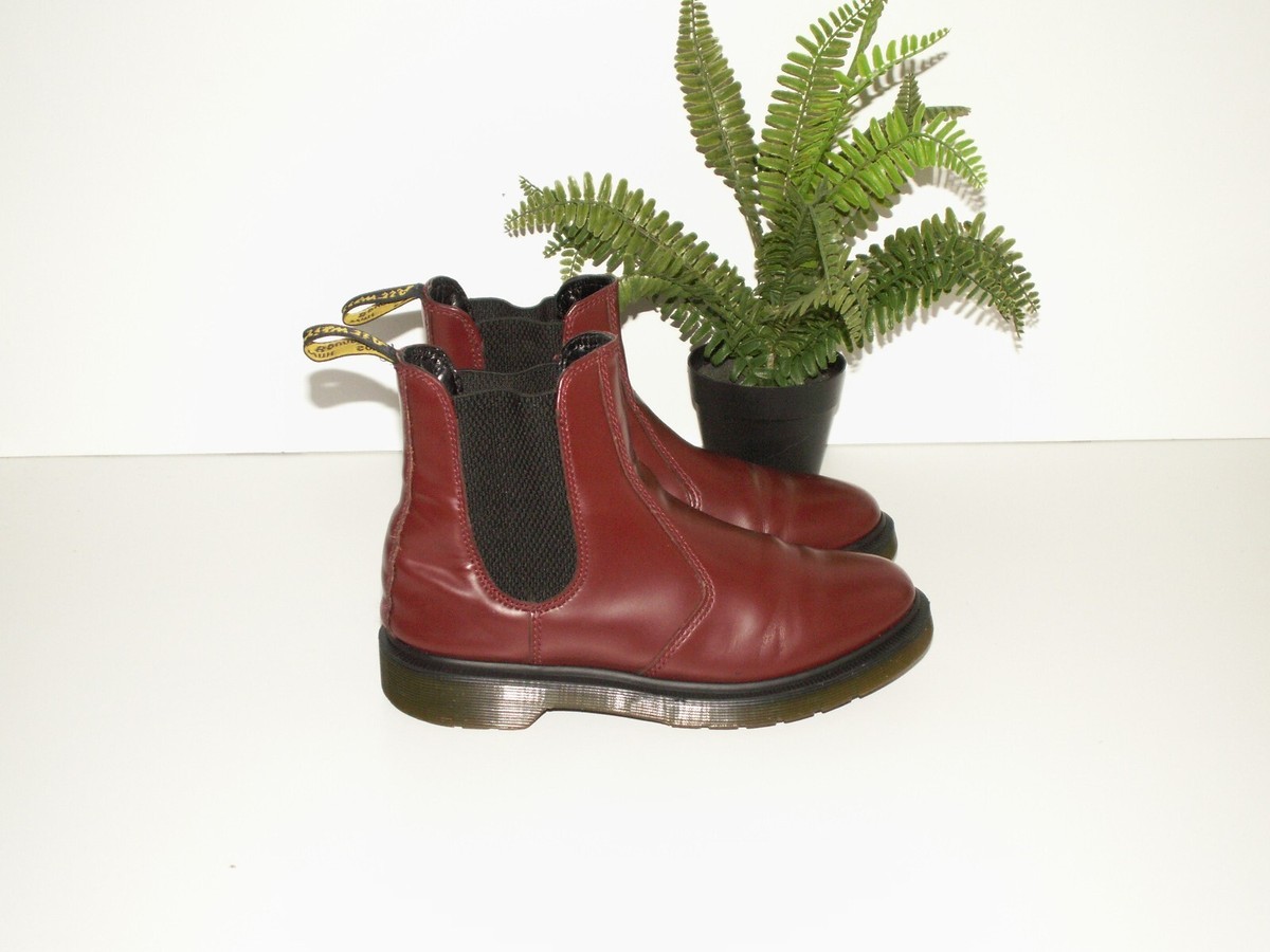 Ankle Boots Dr Martens Vegan Chelsea Boots Cherry Red Dr Martens