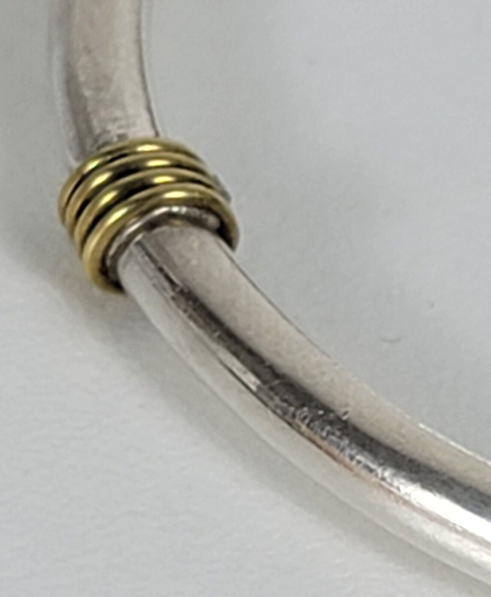Vintage Mexico TR 95 925 Sterling Silver Bangle Bracelet 7.5 Vintage Mexico TR 95 925 Sterling Silver Bangle Bracelet 7.5