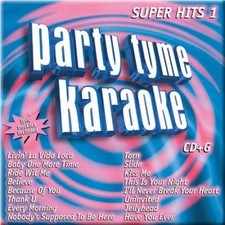 Party Tyme Karaoke: Super Hits, Vol. 1 by Sybersound CD,2005 Free Shipping