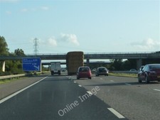 Photo 6x4 Hay Near M5 Junction 23 Puriton This overtaking hay lorry on th c2009