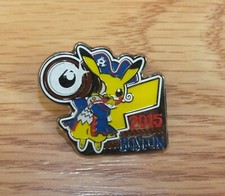 2015 Boston Championship Pok mon Pikachu Collectible Lapel Pin