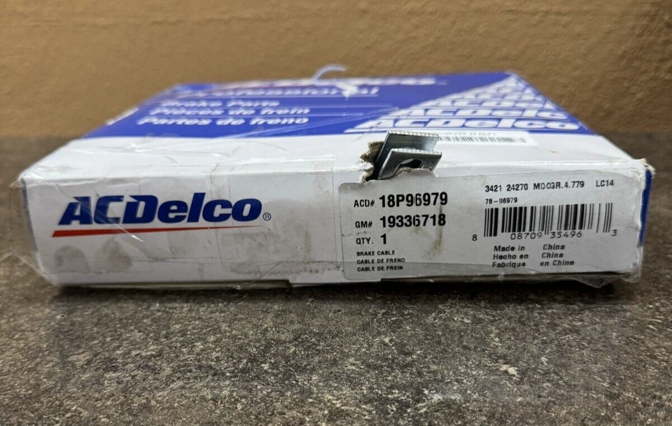 Cable freno trasero izquierdo ACDelco Professional 18P96979 para 06-09 GMC Sierra 2500 HD Foto 2 de 2
