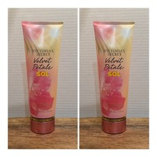 Victoria's Secret VELVET PETALS SOL Fragrance Lotion  8 fl.oz.  Lot of 2 