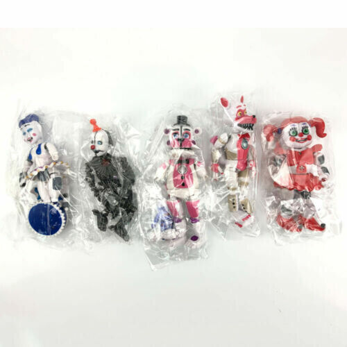 5PCS/SET FNAF security breach Five Nights At Freddy's action figures Toys