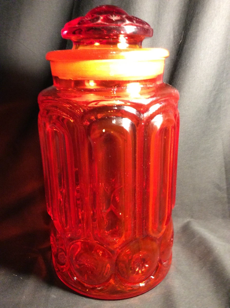 Star Canister Set In L.E. Smith 40s, 50s, 60s Glassware | eBay
