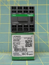 Schneider Electric TeSys Control Contact Block LADN223 690 VAC 10 A 25 to 400 Hz