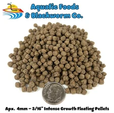 40-lbs 4mm Intense GROWTH Koi, Goldfish & Pond Floating Pellets