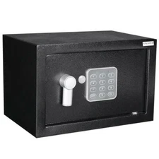 Vaiyer Home & Office Electronic Safe Box with Keys, Steel Safety Boxes for Home