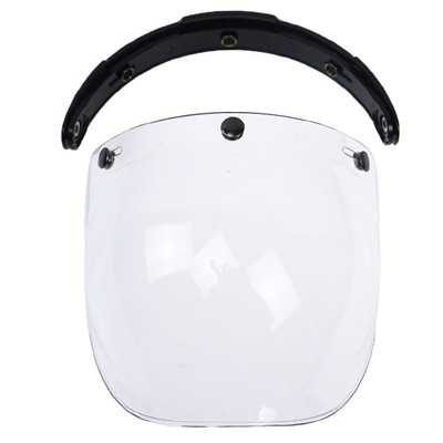 3-Snap Bubble Wind Shield Visor For Biltwell Gringo&Bonanza Motorcycle   A3R2