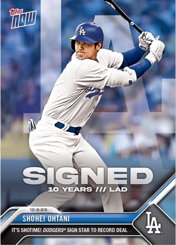 2023 Topps Now OS21 Shohei Ohtani
