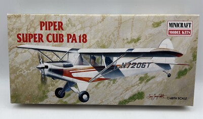 MINICRAFT PIPER SUPER CUB PA18 1/48 SCALE #11611 Unassembled 1998 Model Airplane