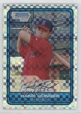 2006 Bowman Draft Chrome Draft Picks X-Fractor 283/299 Hank Conger #DP3 10c9