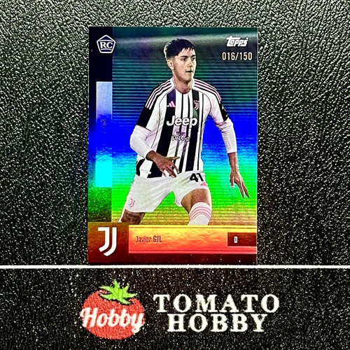 JAVIER GIL /150 BLUE REFRACTOR TOPPS FAN TEAM SET 2025-26 JUVENTUS