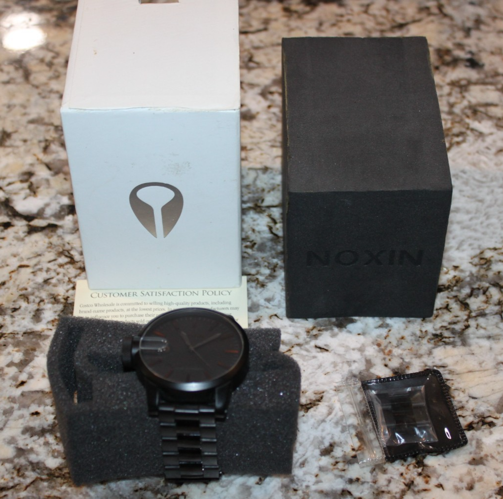Nixon Watch BLACK The Chronicle Stainless Steel Swiss Movement