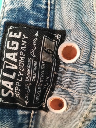 Buckle Salvage Youth Jeans Size 6 - Picture 3 of 7