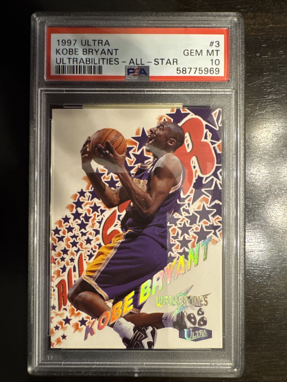 1997-98 Ultra Kobe Bryant Ultrabilities All Star PSA 10 Low Pop