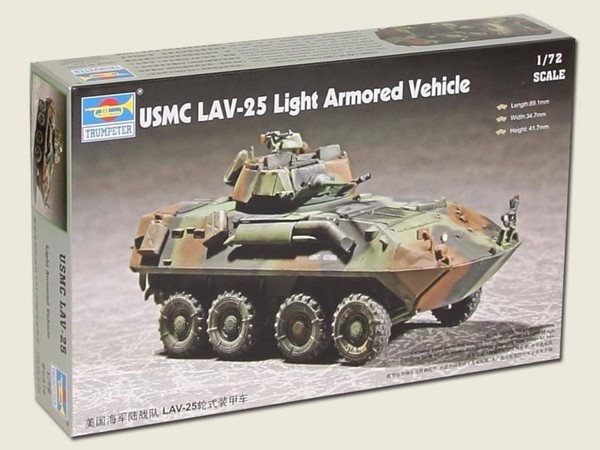 LAV-25 (8X8) Light Armored Vehicle / 1:72 - Trumpeter / 07268-image
