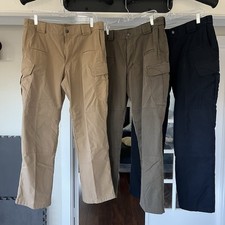 5.11 Tactical Stryke Men's Cargo Work Pants 34x30, Style 74369, 3pk bundle